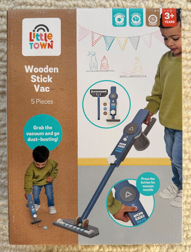 Aldi little town wooden stick - town,