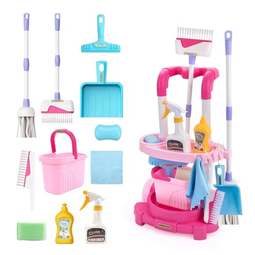 12pcs kids cleaning trolley - ,